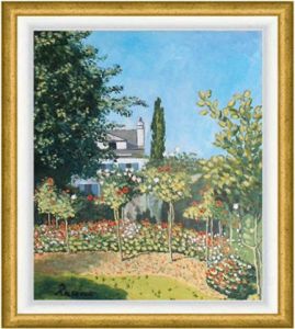 Voir le détail de cette oeuvre: Jardin en fleur à Sainte-Adresse - reproduction